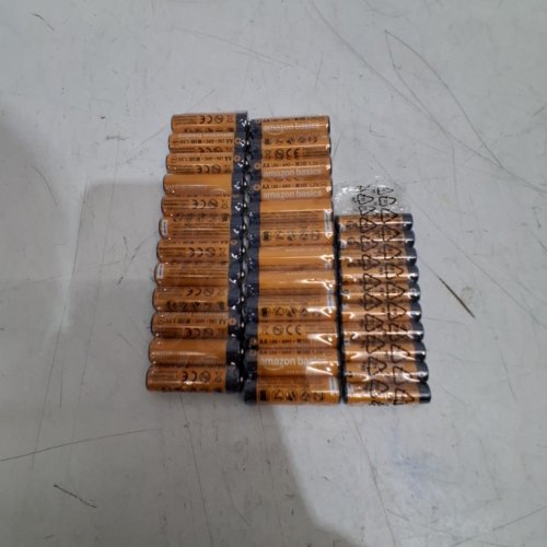34PC AMAZON BASICS ALKALINE BATTERIES - AA X 24 & AAA X 10 - 1.5 V image 2