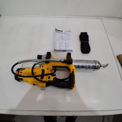 DEWALT CORDLESS VARIABLE SPEED GREASE GUN *TOOL ONLY* - 20V - 10000PSI - YELLOW (MODEL: DCGG581) image 3