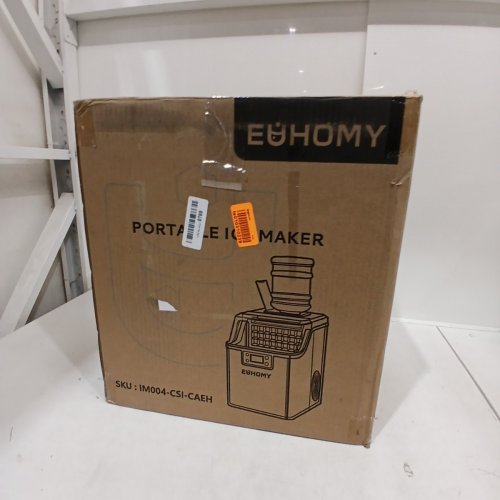 EUHOMY ICE CUBE MAKER MACHINE - 45LBS/DAY - SILVER/BLACK - (MODEL: IM004-CSI-CAEH) image 6