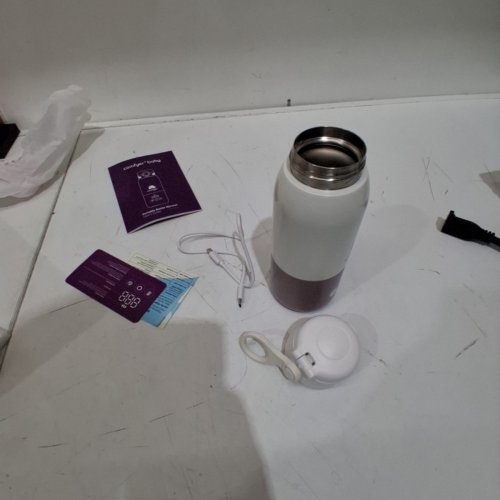 COMFYER BABY PORTABLE BOTTLE WARMER - 80W, 340 ML - WHITE /PURPLE (MODEL: BW01) image 3