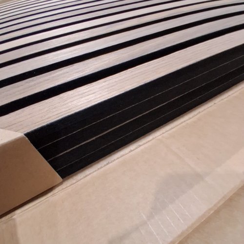 4PK TONOR WOOD ACOUSTIC WALL PANELS - 2FT X 4FT - BLACK / BROWN (MODEL: 24475.01BR.V1) image 5