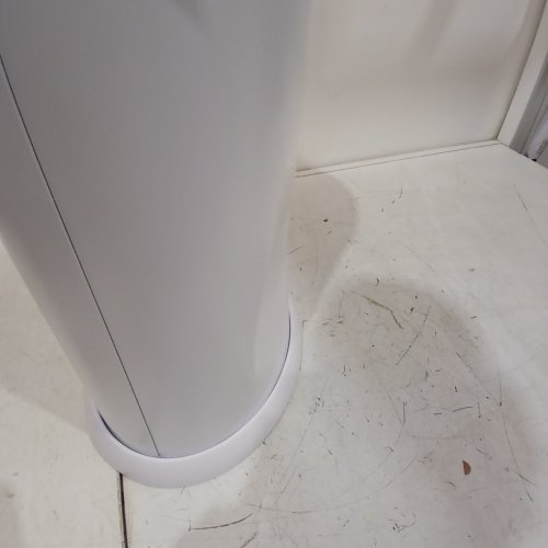 UBBI STAINLESS STEEL ODOR LOCKING DIAPER PAIL - 13 GAL - 8.5” X 17.75” X 10” - WHITE image 3