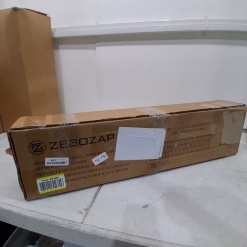 ZEBOZAP WALL / POST MOUNTED INFRARED ELECTRIC PATIO HEATER - 1500W - 120V - BLACK (MODEL: KDHT1500) image 4