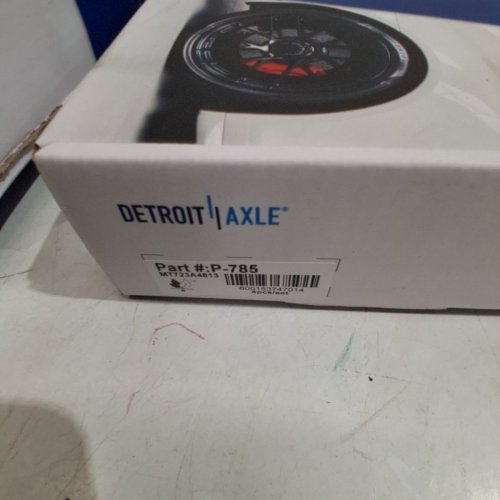 DETROIT AXLE FRONT VENTED DISC BRAKE ROTORS + CERAMIC PADS KIT - FOR VARIOUS MODELS *SEE PHOTOS FOR COMPATIBILITY* (MODEL: P-785/R-55054) image 6