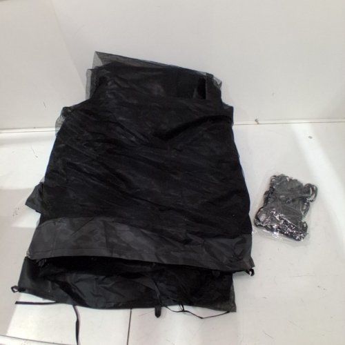 MOSQUITO NET WITH ZIPPER FOR UNIVERSAL OUTDOOR -(ONLY MOSQUITO NET WITH CLIPS) - 9.6FT X 7.2FT - BLACK image 2