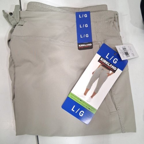 WOMEN'S KIRKLAND ACTIVE CAPRI SWEATPANTS - LARGE - LIGHT GREEN (STYLE: 7999312) image 2