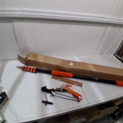TELESCOPIC POLE SAW - 4.5FT TO 23.5FT - 14" BLADE - ORANGE/BLACK image 2