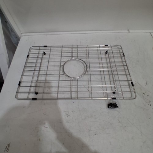STAINLESS STEEL KITCHEN SINK BOTTOM GRID - 22" X 13" - SILVER image 3
