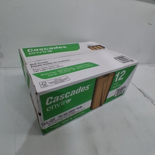 12PK CASCADES PRO PERFORM BRIOPACK ROLL PAPER TOWEL - 250FT EACH - BROWN (MODEL:1851340) image 3