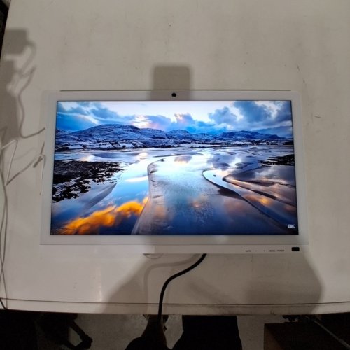 PISICHEN 21.5" TOUCH SCREEN COMPUTER MONITOR - FHD 1080P - 60HZ - WHITE (MODEL: HD-215) image 4