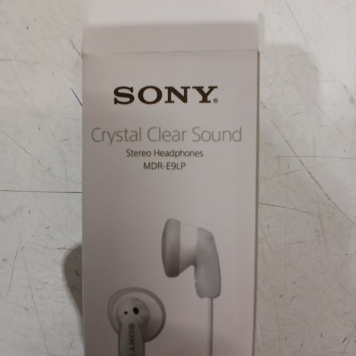 SONY CLEAR SOUND WIRED STEREO HEADPHONES - WHITE (MODEL : MDRE9LP) image 3