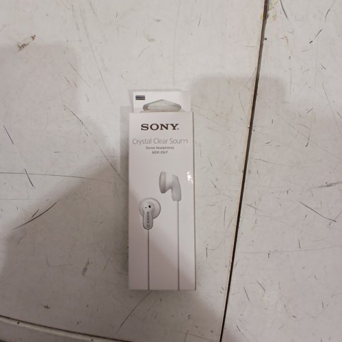 SONY CLEAR SOUND WIRED STEREO HEADPHONES - WHITE (MODEL : MDRE9LP) image 6