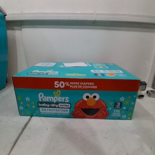 174PK PAMPERS BABY DRY ULTRA DIAPERS - SIZE 3 image 2
