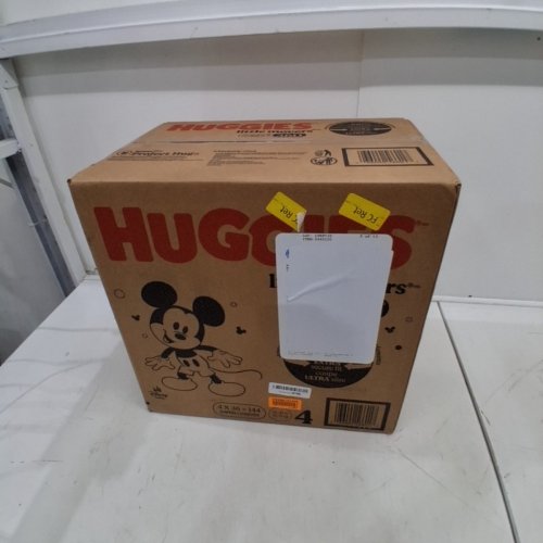 144PK HUGGIES LITTLE MOVERS DIAPERS - SIZE 4 - WHITE image 2