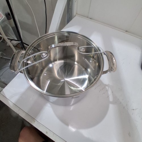 CUISINART STAINLESS STEEL STOCKPOT WITH LID - 8 QT / 7.6 L - STAINLESS STEEL (MODEL: 836E-24) image 3
