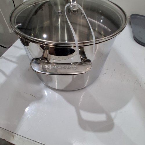 CUISINART STAINLESS STEEL STOCKPOT WITH LID - 8 QT / 7.6 L - STAINLESS STEEL (MODEL: 836E-24) image 4