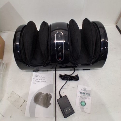 SNAILAX MULTIUSE FOOT/LEG/ARM HEATED MASSAGER WITH COMPRESSION - BLACK (MODEL: SL-598) image 4
