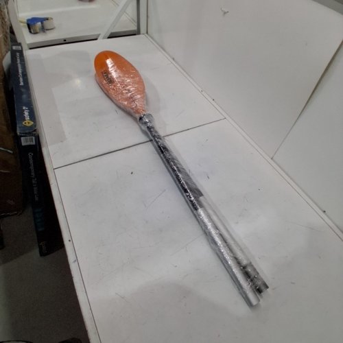 OVERMONT DOUBLE ENDED KAYAK PADDLE WITH LEASH AND 3 ANGLE POSITIONS - 90.5" - ORANGE image 4