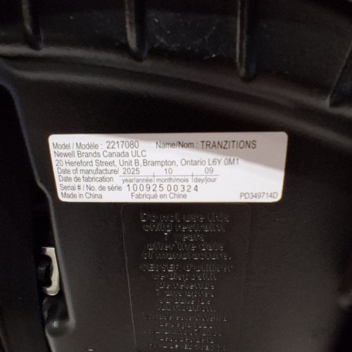 GRACO TRANZITIONS 3-IN-1 LIGHTWEIGHT ADJUSTABLE HEIGHT HARNESS BOOSTER CAR SEAT - 100LBS MAX - PURPLE (MODEL: 2217080) image 2