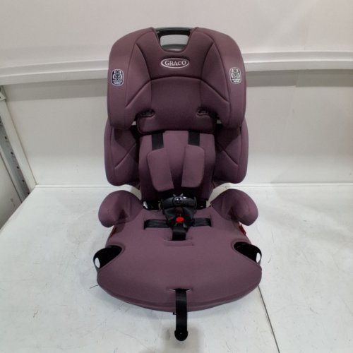 GRACO TRANZITIONS 3-IN-1 LIGHTWEIGHT ADJUSTABLE HEIGHT HARNESS BOOSTER CAR SEAT - 100LBS MAX - PURPLE (MODEL: 2217080) image 3