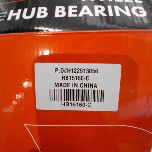 A-PREMIUM WHEEL BEARING AND HUB ASSEMBLY WITH 6-LUG FOR VARIOUS MODELS (MODEL: HB15160-C) image 2
