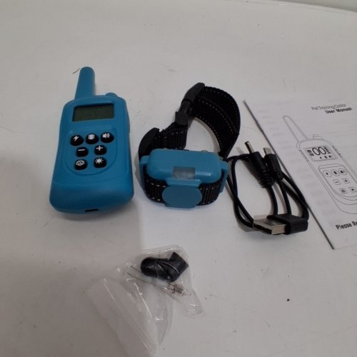 FASHILEAD REMOTE CONTROL PET TRAINING COLLAR - 2000FT RANGE - SMALL DOGS 5-15 LBS & MEDIUM DOGS - BLUE (MODEL: 706) image 3