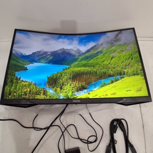 SAMSUNG ODYSSEY 27" CURVED QHD GAMING MONITOR WITH 165 HZ REFRESH RATE, 1 MS MPRT RESPONSE TIME, 1000R CURVATURE, FREESYNC PREMIUM ADAPTIVE SYNC, HDR10, FLICKER-FREE TECHNOLOGY, ADJUSTABLE TILT STAND (MODEL: S27CG550EN) image 2