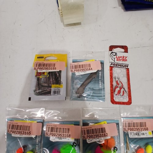 10 ASSORTED FISHING TACKLE FOR FLY FISHING - STRIKE INDICATORS, BAIT, HOOK AND TYING TOOL image 4