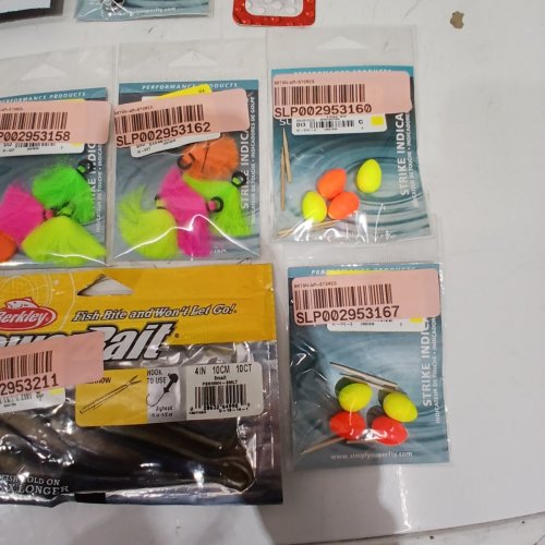 10 ASSORTED FISHING TACKLE FOR FLY FISHING - STRIKE INDICATORS, BAIT, HOOK AND TYING TOOL image 5