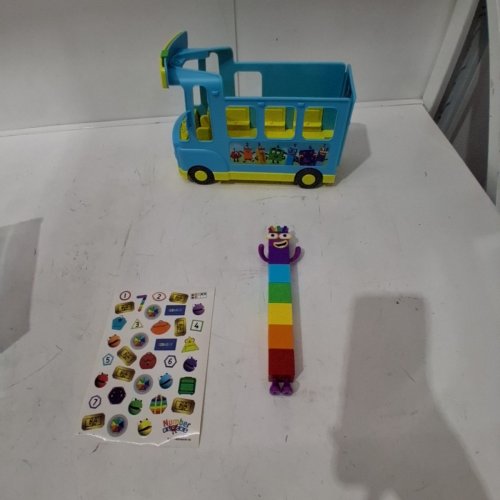 HAND2MIND NUMBERBLOCKS RAINBOW COUNTING BUS WITH SOUND - BLUE/MULTICOLORED - (MODEL: 96092-C) image 2