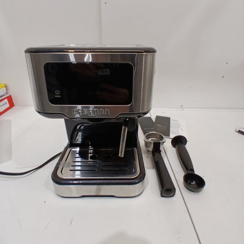 CHEFMAN CRAFTBREW 15-BAR PUMP DIGITAL ESPRESSO MAKER WITH STEAM WAND FOR LATTE & CAPPUCCINO - 1.5L - BLACK / SILVER (MODEL: RJ54-SS-15-D-AM) image 3