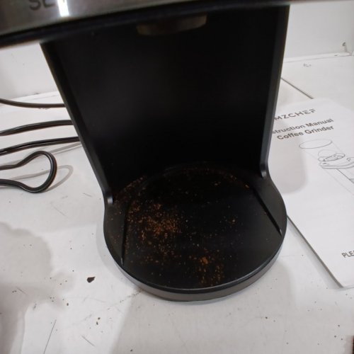 AMZCHEF COFFEE GRINDER ELECTRIC - ESPRESSO GRINDER WITH 30 GRIND SETTINGS FOR 1-12 CUPS OR UP TO 40 SECS - BLACK (MODEL: AZ-BG709S) image 5