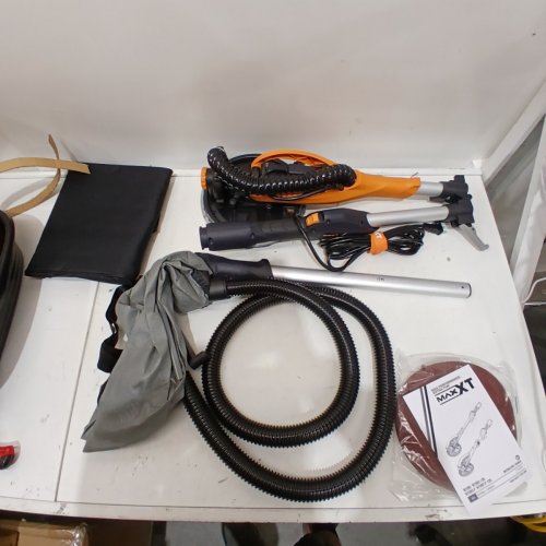 MAXXT DRYWALL SANDER WITH VACUUM DUST COLLECTION 6 VARIABLE SPEED FOLDABLE - 600-1900RPM - 1250W - (MODEL: R7202-F) image 3