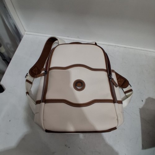 DELSEY PARIS UNISEX-ADULT CHATELET 2.0 TRAVEL LAPTOP BACKPACK - CREAM AND BROWN image 3