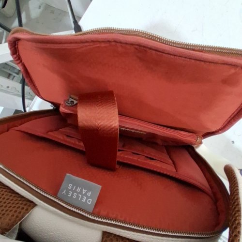 DELSEY PARIS UNISEX-ADULT CHATELET 2.0 TRAVEL LAPTOP BACKPACK - CREAM AND BROWN image 4