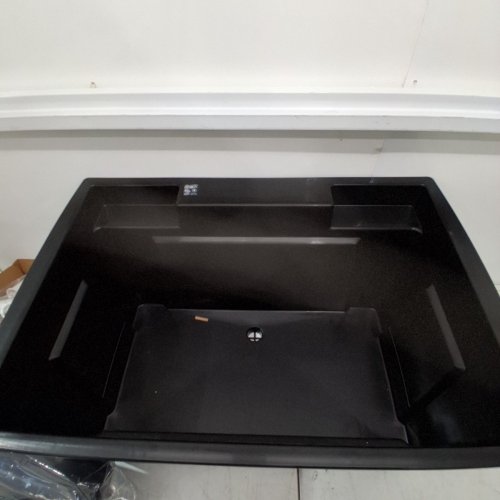 RUGGED TUB EXTRA HEAVY-DUTY LAUNDRY TUB WITH FAUCET - 25GAL - 32" X 22" - BLACK (MODEL: G32B-1) image 6