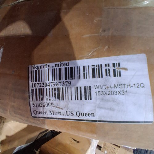 LECUNEEY HYBRID MEMORY FOAM & POCKET SPRING MATTRESS - 12" QUEEN - WHITE/GREY - (MODEL: WMCA-MSTH-12Q) image 2