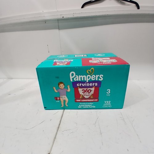 132PK PAMPERS CRUISERS 360° GAP-FREE FIT DIAPERS - SIZE 3 (16-28LBS) image 2