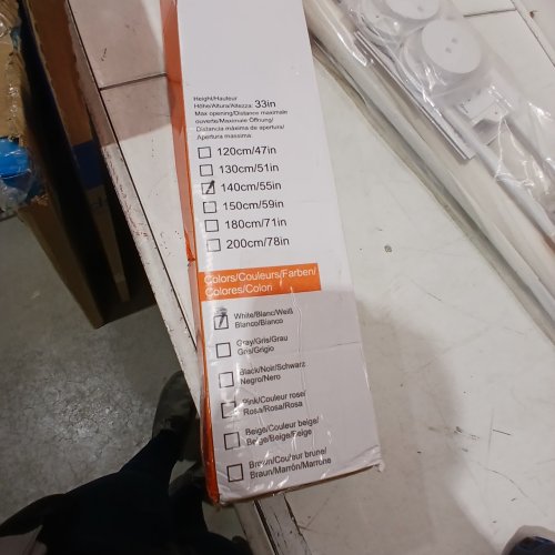 2PK RETRACTABLE MESH SAFETY GATE - 33" X 55" - WHITE image 2