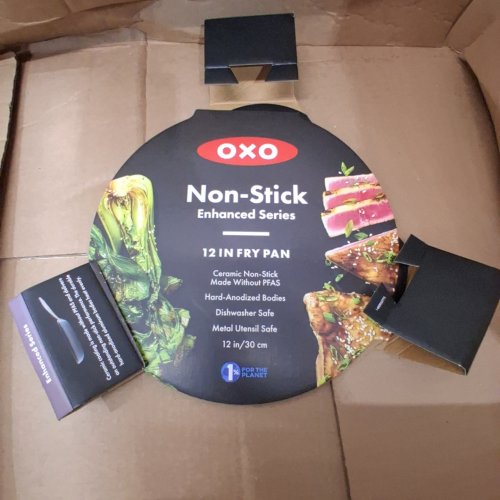 OXO ENHANCED NONSTICK FRYING PAN SKILLET - 12" - STORM BLUE - (MODEL: CC010455-001) image 2