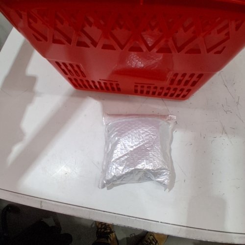 6PK PLASTIC ROLLING SHOPPING BASKET SET WITH HANDLES - 39L - RED (MODEL: LB-B027-8) image 3