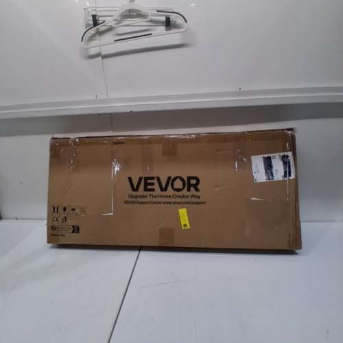 VEVOR FOLDING TABLE FOR BAR/TRADE SHOWS/HOME WITH CARRY BAG VELCRO FABRIC SHIELD AND SHELF - 38" X 34" X 15" - 110LB CAP - BLACK/SILVER - (MODEL: DX9930) image 4
