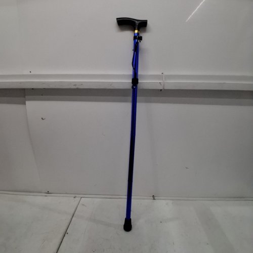 REHAND MEDICAL ELDERLY ASSIST COMPACT FOLDING CANE - BLUE (MODEL: 1317) image 2