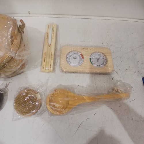 6PC GMSXCC SAUNA ACCESSORIES KIT - WOOD image 4