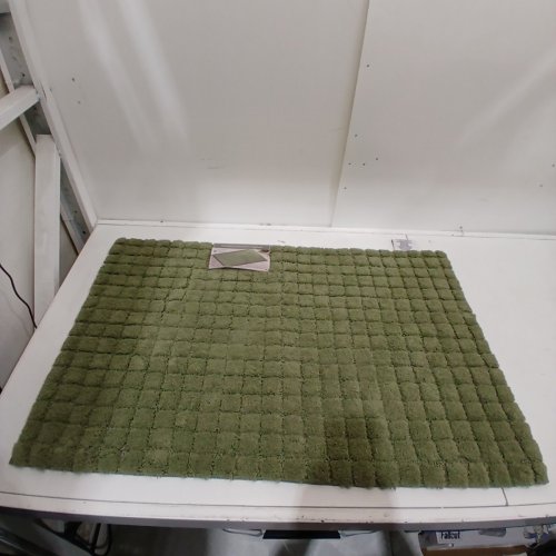 MINERAL SPRING PLUSH GRID BATH MAT - 2FT X 3FT - GREEN (MODEL: 1796299) image 2