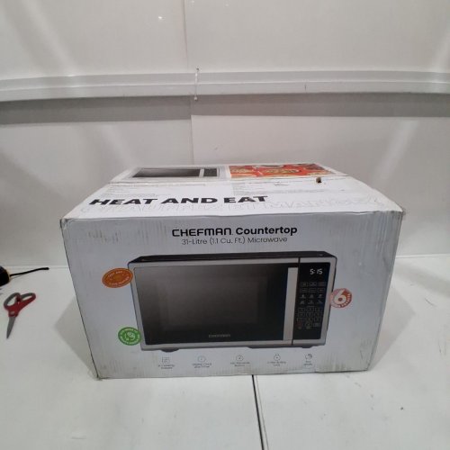 CHEFMAN COUNTERTOP MICROWAVE OVEN - 31 L (1.1 CU. FT) -STAINLESS STEEL (MODEL: RJ55-SS-11-CK-CA) image 10