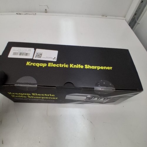 KRCQAP ELECTRIC 3-STAGE DIAMOND ABRASIVE KNIFE SHARPENER - 15° GUIDE ANGLE - STAINLESS STEEL image 7