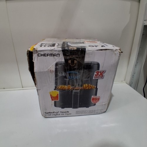 CHEFMAN MINI TURBOFRY TOUCH DIGITAL AIR FRYER - 2QT - GREY (MODEL:RJ38-2T-GREY) image 7