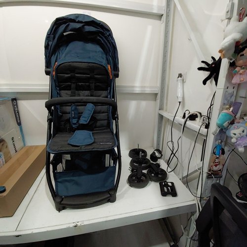 SUMMER BY INGENUITY 3DQUICKCLOSE CS+ COMPACT ONE TOUCH FOLDING STROLLER - 50 LBS MAX - DEEP OCEAN (MODEL:B31900) image 2