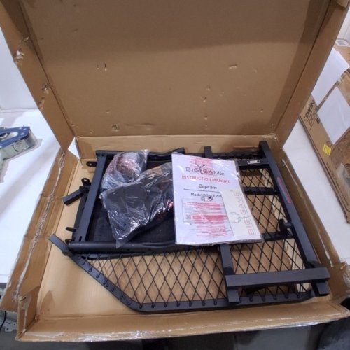 BIG GAME CAPTAIN 1-PERSON HANG-ON TREE STAND WITH SEAT - 300LBS MAX - BLACK (MODEL: BGM-FP005) image 3